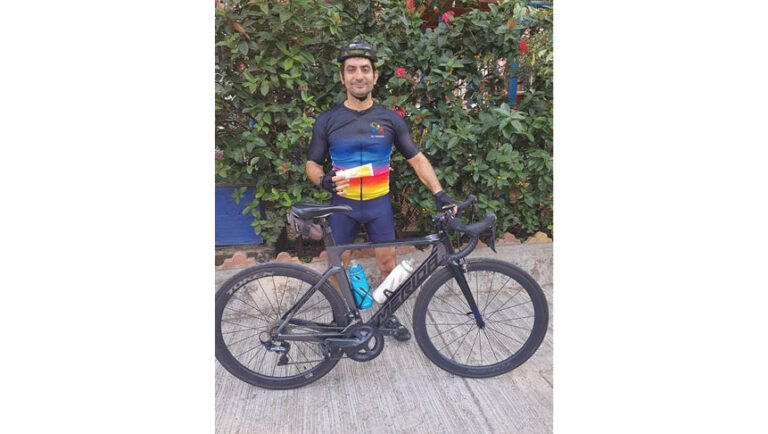 Cyclist Kaizad Kumana Rides To Udvada And Back