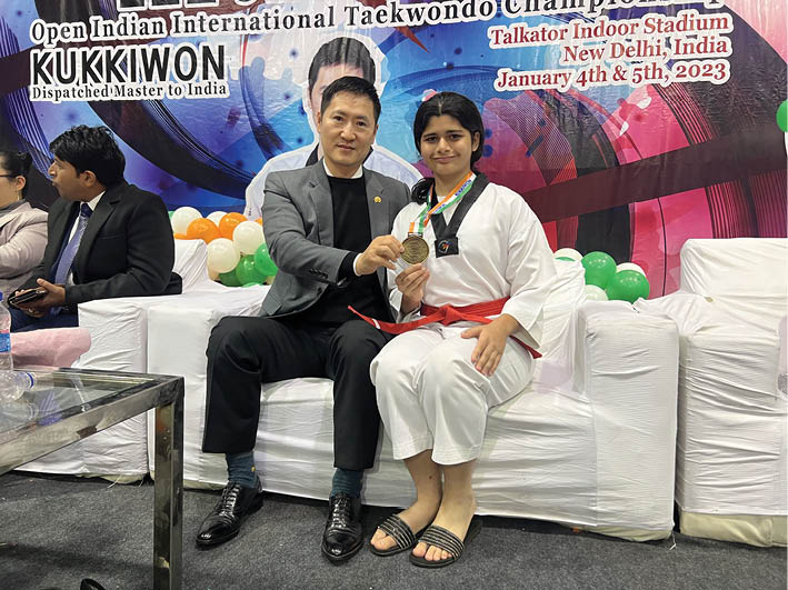 Shanaya Driver Wins Two Golds, One Silver In Taekwondo Championship