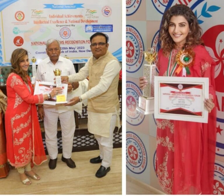 Yassmin Mistry Awarded Business Leadership Award GoI Forum