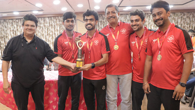 Parsee Gymkhana Wins District Level Interclub TT Tourney – Notches Four Wins In A Row! –